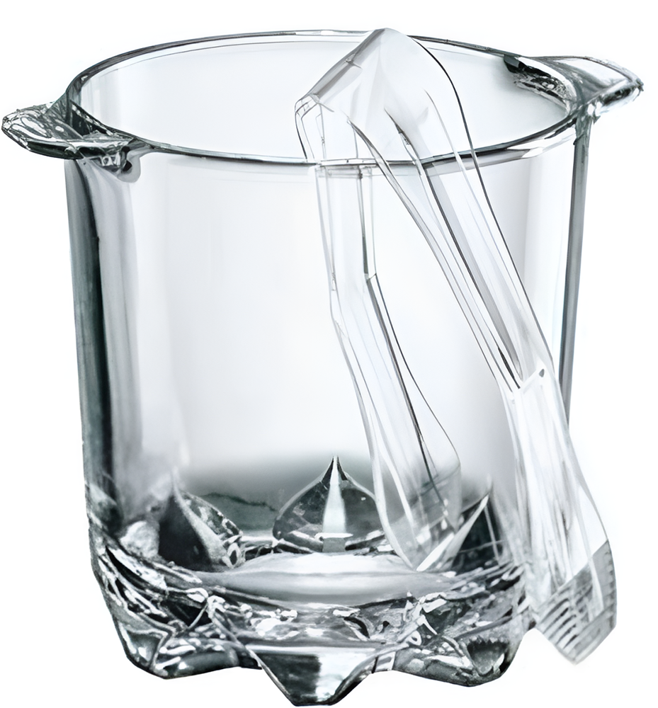 ΔΟΧΕΙΟ ΠΑΓΟΥ BORGONOVO POLKA ΓΥΑΛΙΝΟ (12CM)