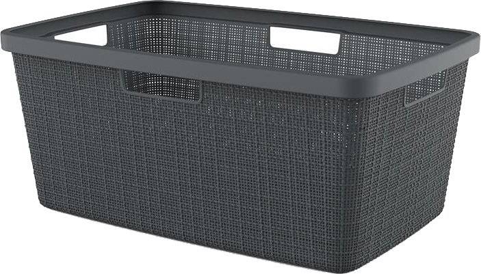 ΚΑΛΑΘΙ ΡΟΥΧΩΝ CURVER JUTE ΓΚΡΙ (59X39X26CM) CURVER