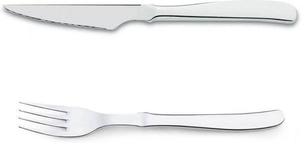 ΣΕΤ ΜΑΧΑΙΡΙ - ΠΙΡΟΥΝΙ DINOX DELTA ΑΝΟΞΕΙΔΩΤΟ ΑΤΣΑΛΙ (12ΤΜΧ)