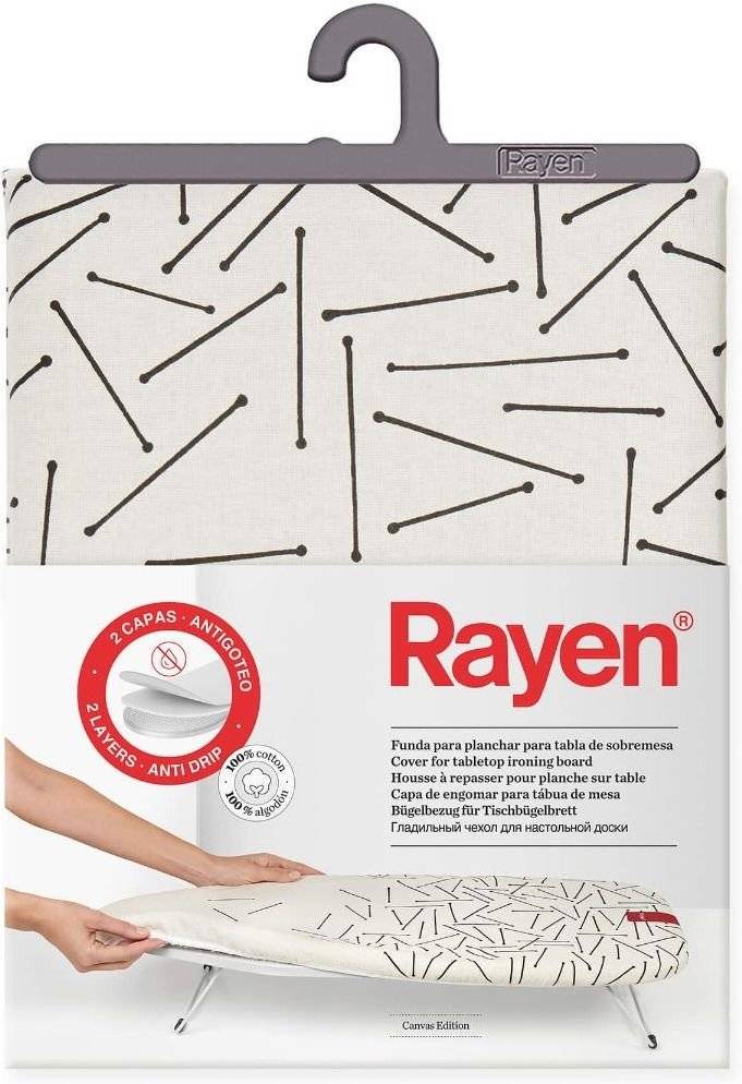 ΣΙΔΕΡΟΠΑΝΟ RAYEN CANVAS EDITION ΒΑΜΒΑΚΕΡΟ ΓΙΑ ΕΠΙΤΡΑΠΕΖΙΑ ΣΙΔΕΡΟΣΤΡΑ (80X40CM) RAYEN