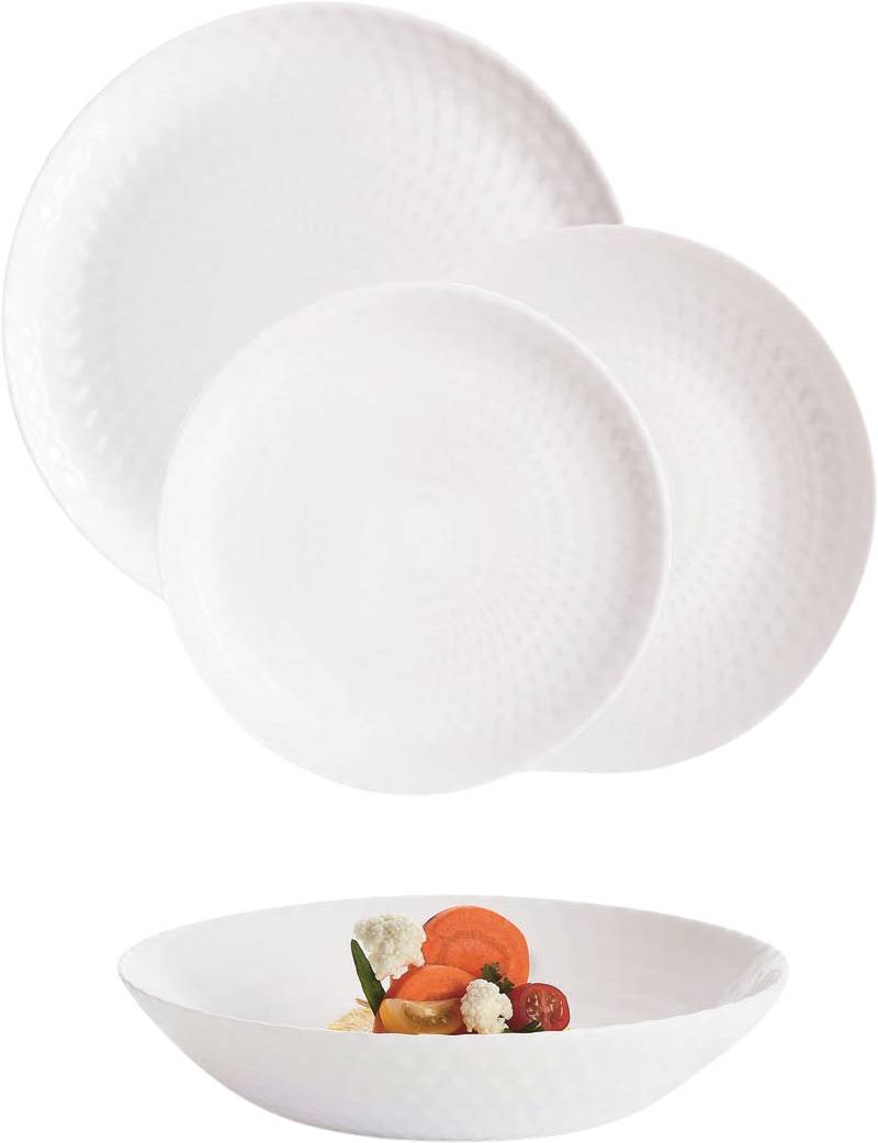 ΣΕΤ ΠΙΑΤΩΝ LUMINARC PAMPILLE ΛΕΥΚΟ (18ΤΜΧ)