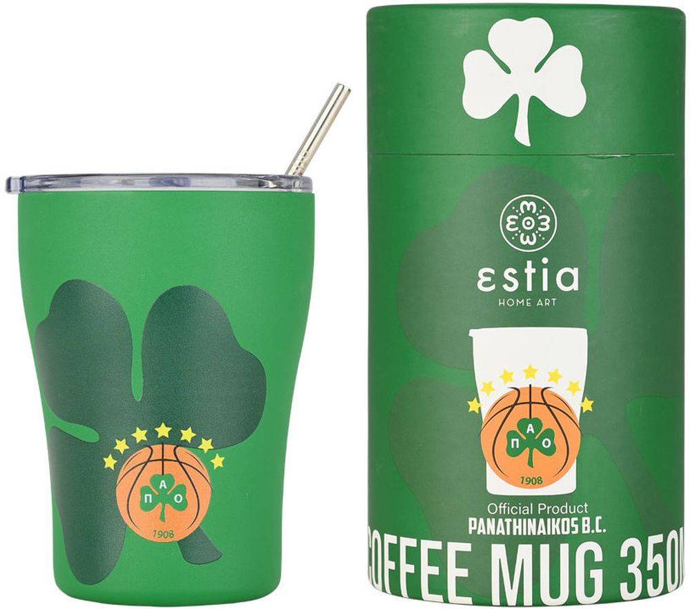 ΘΕΡΜΟΣ SAVE THE AEGEAN COFFEE MUG PANATHINAIKOS BC EDITION (350ML) SAVE THE AEGEAN