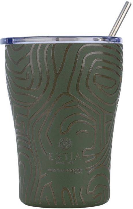 ΘΕΡΜΟΣ SAVE THE AEGEAN COFFEE MUG OLIVE FLOW (350ML)