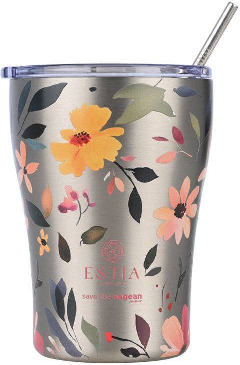 SAVE THE AEGEAN ΘΕΡΜΟΣ SAVE THE AEGEAN COFFEE MUG SILVER BOTANIC (350ML)