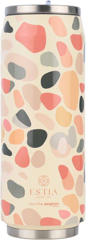 ΘΕΡΜΟΣ SAVE THE AEGEAN TRAVEL CUP HUE PEBBLES (500ML) SAVE THE AEGEAN