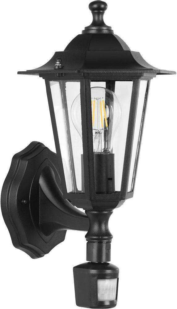 EGLO ΦΩΤΙΣΤΙΚΟ ΕΞΩΤΕΡΙΚΟΥ ΧΩΡΟΥ EGLO LATERNA 4 22469 ΑΛΟΥΜΙΝΙΟ/ΓΥΑΛΙ ΜΑΥΡΟ (23.5X42.4CM)