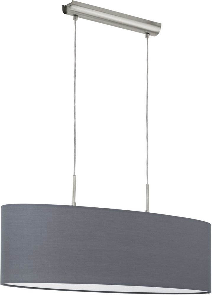 EGLO ΚΡΕΜΑΣΤΟ ΦΩΤΙΣΤΙΚΟ EGLO PASTERI 31582 ΓΚΡΙ (110CM)
