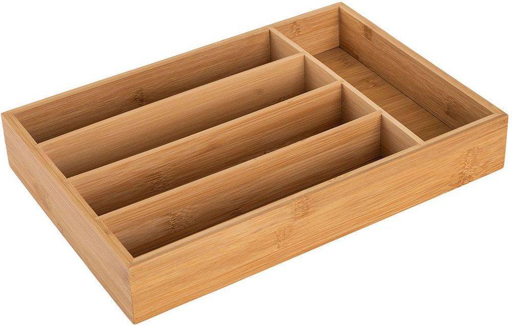 ΘΗΚΗ ΣΥΡΤΑΡΙΟΥ ΓΙΑ ΜΑΧΑΙΡΟΠΙΡΟΥΝΑ ESTIA BAMBOO ESSENTIALS 5 ΘΕΣΕΩΝ (33X23X4.5CM) ESTIA