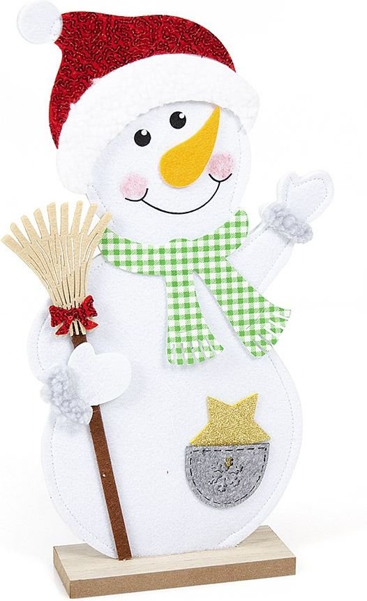 CHRISTMAS COLLECTION ΕΠΙΤΡΑΠΕΖΙΟ ΧΡΙΣΤ/ΚΟ ΔΙΑΚΟΣΜΗΤΙΚΟ ΧΙΟΝΑΝΘΡΩΠΟΣ (20X6X38CM)