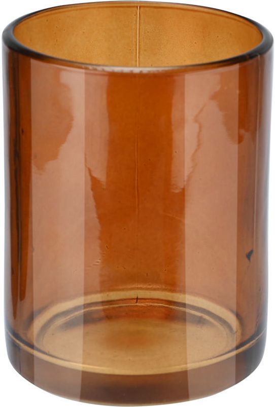 ΠΟΤΗΡΑΚΙ ΜΠΑΝΙΟΥ ESTIA AMBER ΓΥΑΛΙΝΟ (7.5CM)