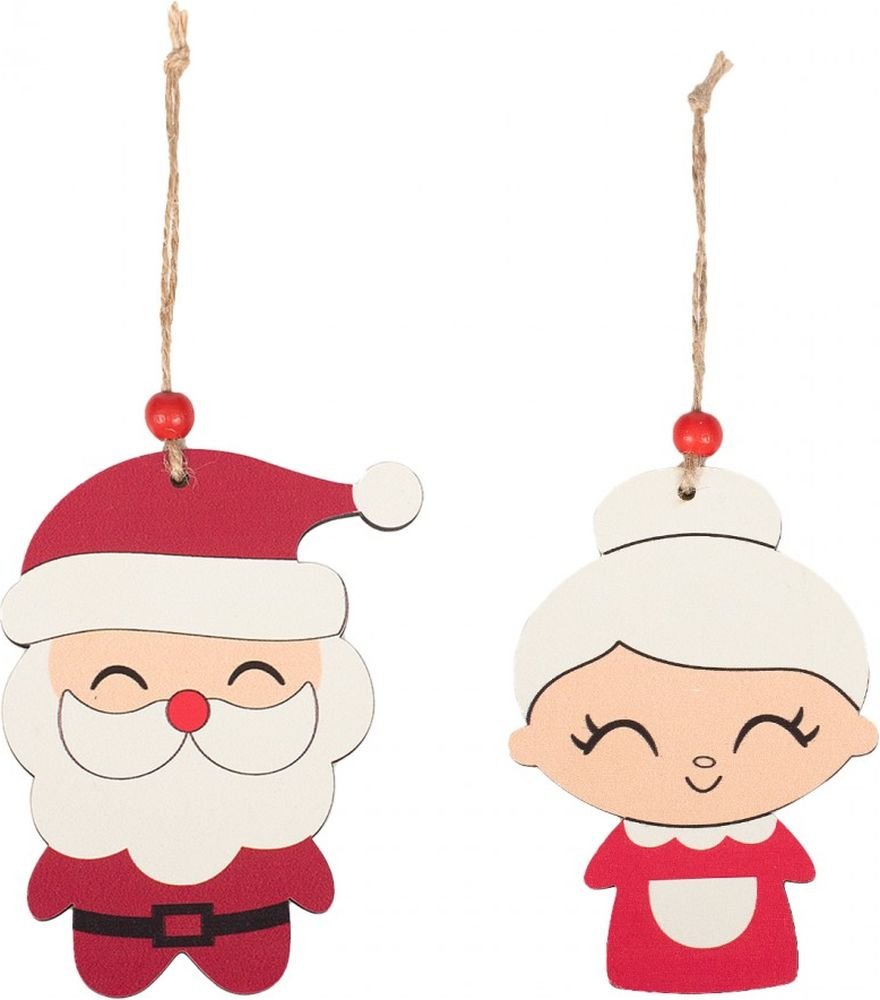ΧΡΙΣΤΟΥΓΕΝΝΙΑΤΙΚΟ ΣΤΟΛΙΔΙ CHRISTMAS COLLECTION MR - MRS SANTA (10CM) CHRISTMAS COLLECTION