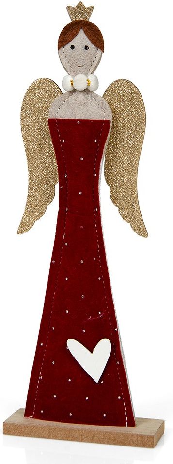 ΔΙΑΚΟΣΜΗΤΙΚΟ CHRISTMAS COLLECTION ΑΓΓΕΛΑΚΙ ΚΟΚΚΙΝΟ (31CM) CHRISTMAS COLLECTION