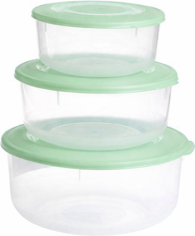 ΣΕΤ ΦΑΓΗΤΟΔΟΧΕIΟ CYCLOPS ΣΤΡΟΓΓΥΛΟ ΜΕΝΤΑ (1.7L - 1L - 0.55L)