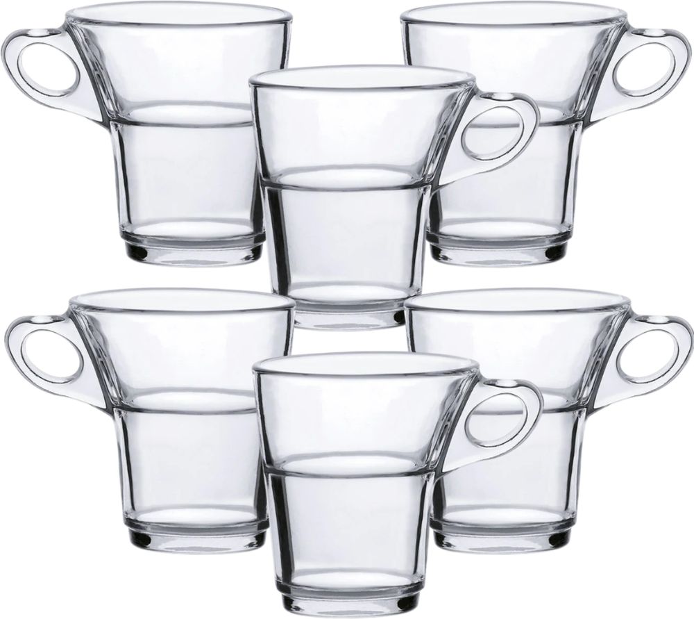 DURALEX ΣΕΤ ΚΟΥΠΕΣ ESPRESSO DURALEX CAPRICE ΓΥΑΛΙΝΕΣ 9CL (6ΤΜΧ)