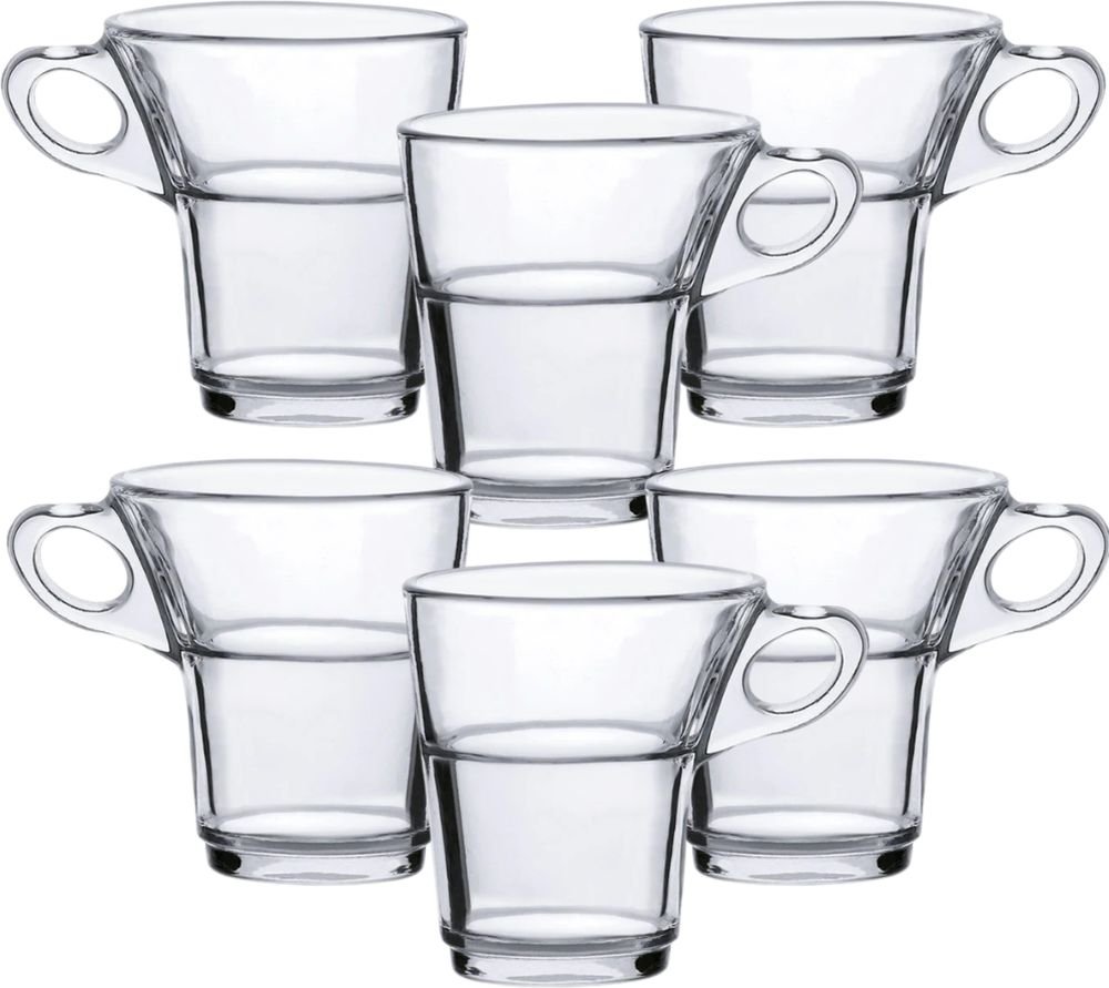 ΣΕΤ ΚΟΥΠΕΣ ESPRESSO DURALEX CAPRICE ΓΥΑΛΙΝΕΣ 9CL (6ΤΜΧ)