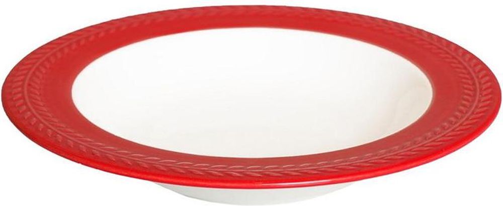 ΠΙΑΤΟ ΒΑΘΥ ESPIEL CHLOE ΚΟΚΚΙΝΟ (22X4CM) ESPIEL