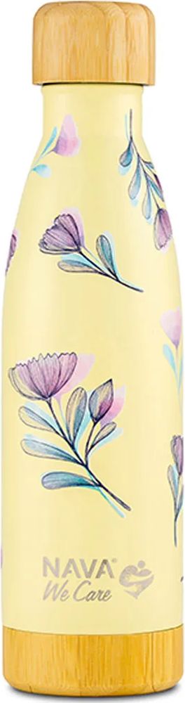 ΘΕΡΜΟΣ ΜΠΟΥΚΑΛΙ NAVA WE CARE ΜΕ BAMBOO CREAM FLORAL (500ML)