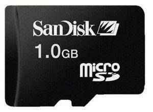 SANDISK 1GB MICRO SECURE DIGITAL