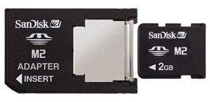 SANDISK 2GB MEMORY STICK MICRO M2