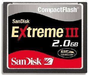 SANDISK 8GB EXTREME III COMPACT FLASH CARD