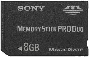 SONY 8GB MSX-M GSX PSP MEMORY STICK DUO PRO