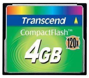 TRANSCEND COMPACT FLASH 4GB 120X ULTRA