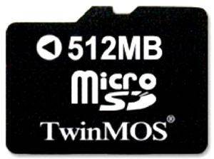 TWINMOS MICRO SECURE DIGITAL CARD 512MB