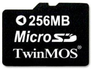 TWINMOS MINI SECURE DIGITAL CARD 256MB