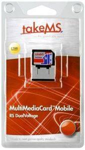 TAKEMS RS-MULTIMEDIA CARD DUAL VOLTAGE 2GB
