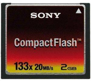 SONY COMPACT FLASH 133X 2GB