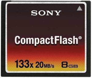 SONY COMPACT FLASH 133X 8GB