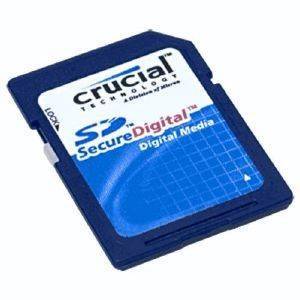 CRUCIAL CT1GBSD 1GB SECURE DIGITAL CARD