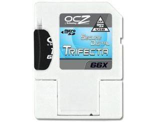 OCZ TRIFECTA SECURE DIGITAL 2GB 66X MICROSD - SD - USB DRIVE IN ONE