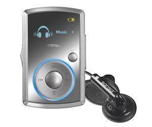 SANDISK SANSA CLIP 8GB SILVER FM RADIO