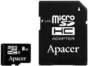 APACER 8GB MICRO SECURE DIGITAL HIGH CAPACITY CLASS 4