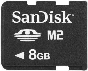 SANDISK 8GB MEMORY STICK MICRO M2