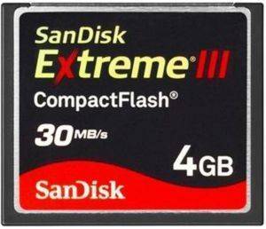 SANDISK 4GB EXTREME III SECURE DIGITAL HIGH CAPACITY CLASS 6