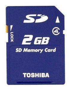 TOSHIBA SD MEMORY CARD 2GB