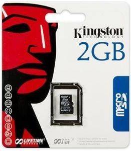 KINGSTON SDC/2GBSP 2GB MICRO SECURE DIGITAL SINGLE PACK