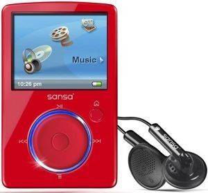 SANDISK SANSA FUZE FM 4GB RED
