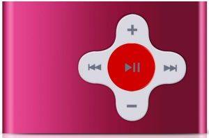 SWEEX CLIPZ MP3 PLAYER PINK 2GB
