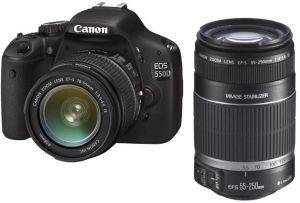 CANON EOS 500D + EF-S 18-55 IS+EF-S 55-250 IS DOUBLE KIT
