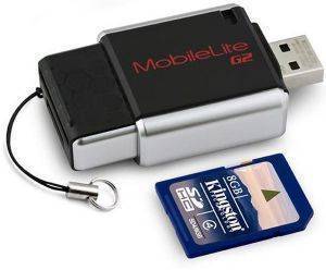 KINGSTON FCR-MLG2+SD4/8GB 8GB SDHC CLASS WITH MOBILELITE G2