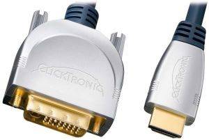 CLICKTRONIC HC270 HDMI TO DVI-D CABLE 1M
