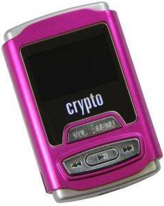 CRYPTO COLORLINE 3RC 4GB MP3 PLAYER PINK