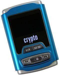 CRYPTO COLORLINE 3RC 2GB MP3 PLAYER BLUE