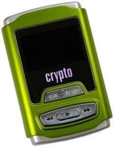 CRYPTO COLORLINE 3RC 2GB MP3 PLAYER GREEN