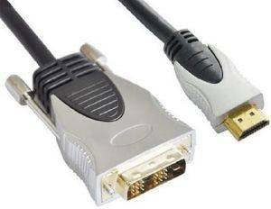 NILOX DVI-D TO HDMI CABLE PREMIUM GOLD 1M