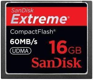 SANDISK 16GB EXTREME 400X COMPACT FLASH