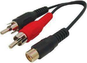   2RCA MALE TO 1RCA FEMALE